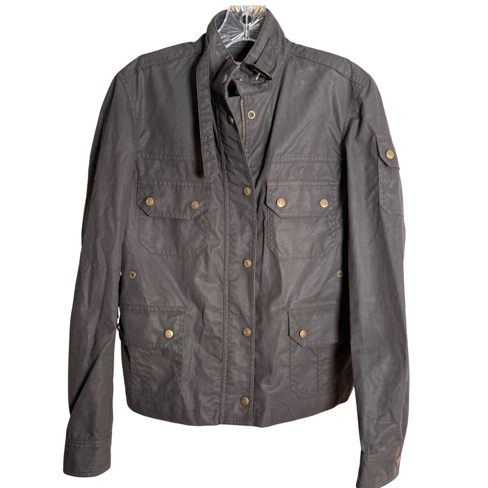 Hell Grayson Cloth Rambler Waxed Cotton Field Jacket Men M USA British Wax Twill